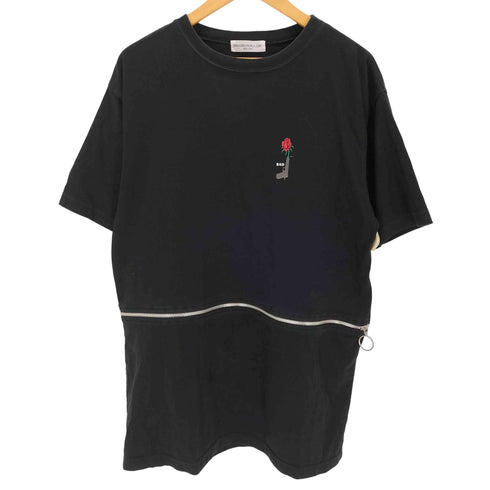 Brooklyn All Day ジップデザインTシャツ レディース