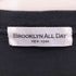 Brooklyn All Day ジップデザインTシャツ レディース