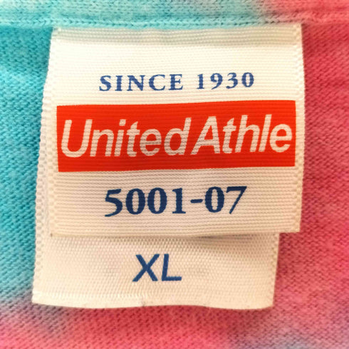 ユナイテッドアスレ UNITED ATHLE フェスティバル タイダイTシャツ 2016 メンズ import:XL