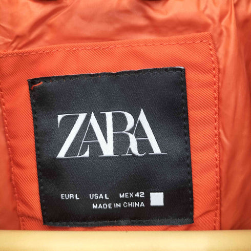 ザラ ZARA MA1 ナイロンボンバージャケット メンズ import:L