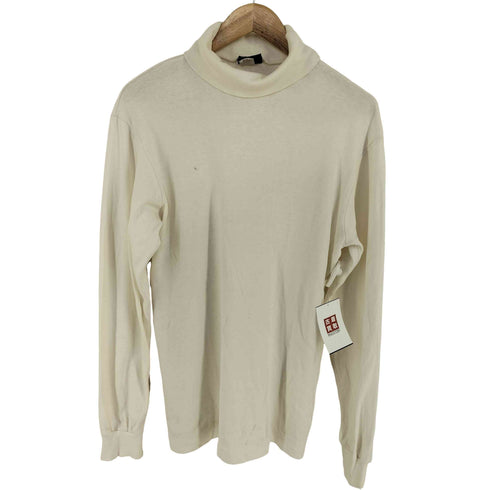 エディーバウアー Eddie Bauer USA製 黒タグ後期 タートルネックカットソー メンズ import:M