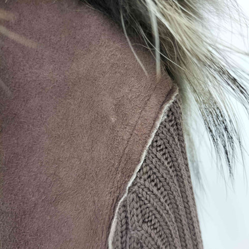 ブラーミン Brahmin ラクーンファー ムートンダッフルコート レディース JPN:38