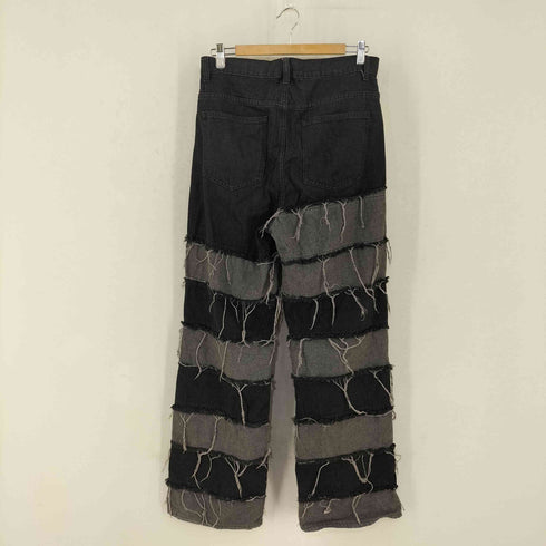 シーイン SHEIN ダメージ ツギハギ クラッシュデニムパンツ レディース JPN:S
