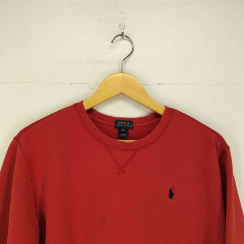 ポロラルフローレン POLO RALPH LAUREN ポニー刺繍Vガゼットクルーネックスウェット レディース JPN:XL