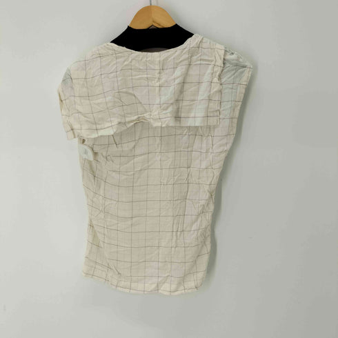 トリココムデギャルソン tricot COMME des GARCONS AD1998 チェック ノースリーブ シャツブラウス レディース