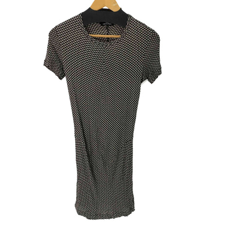 トリココムデギャルソン tricot COMME des GARCONS 90s AD1998 98awチェック 変形 半袖 ワンピース レディース