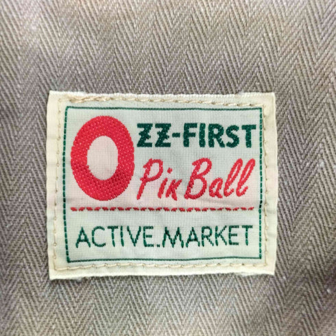 ZZ-FIRST Opik Ball パッチ 刺繍 つなぎ オールインワン メンズ