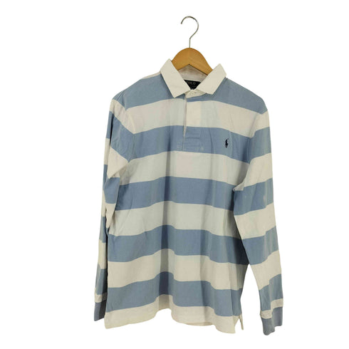 ポロラルフローレン POLO RALPH LAUREN ポニー刺繍 ラガーシャツ CUSTOM SLIM FIT メンズ import:L