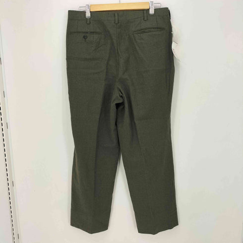 2タックウールスラックス メンズ 91