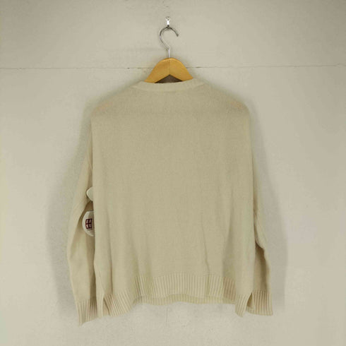 マッキントッシュフィロソフィー MACKINTOSH PHILOSOPHY カシミヤ混Vネックサイドスリットニット レディース JPN:38