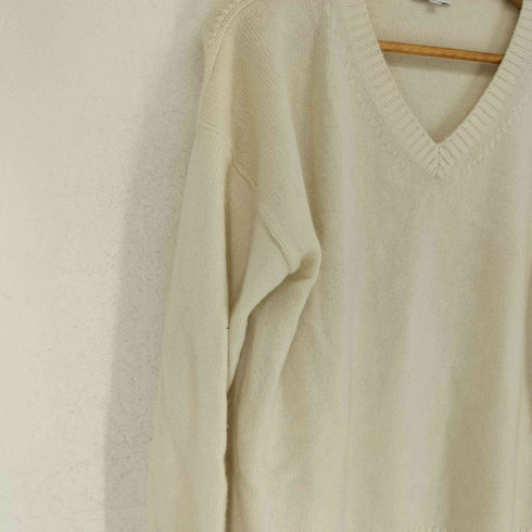 マッキントッシュフィロソフィー MACKINTOSH PHILOSOPHY カシミヤ混Vネックサイドスリットニット レディース JPN:38
