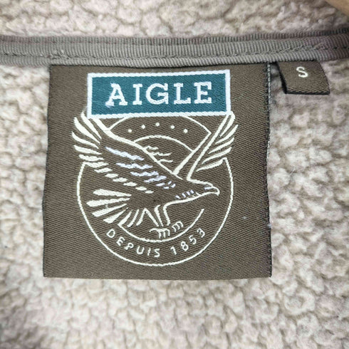 エーグル AIGLE POLARTEC 裏ボア ジップアップ フリース ジャケット メンズ import:S