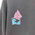 RN68046 TULTEX US SWEATS USA製 アート プリントスウェット メンズ import:M