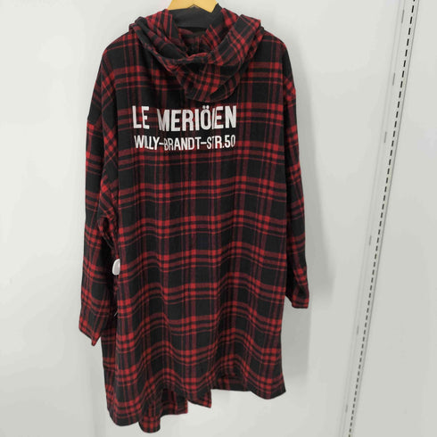 ダンケシェーン Danke Schon Check Gown 2 背面プリントチェックフ―デッドガウン メンズ FREE
