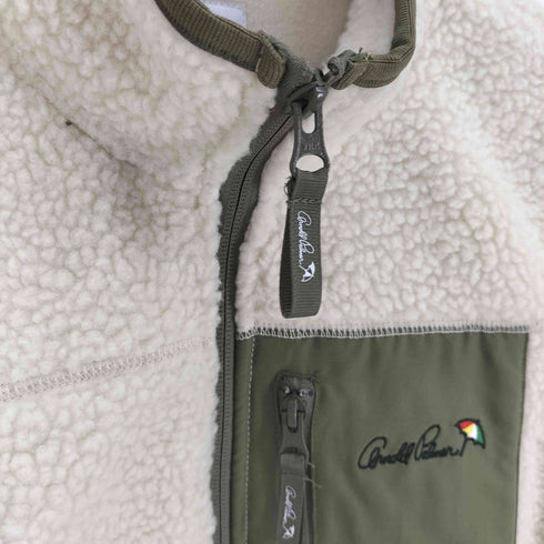 アーノルドパーマー Arnold Palmer レトロ ボア フリース ジャケット メンズ import:XS