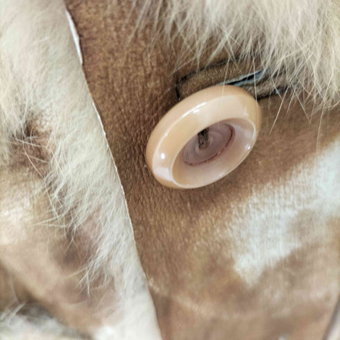 グラッドニュース GLAD NEWS ラビットファーロングムートンコート メンズ JPN:3