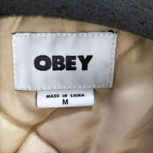 オベイ OBEY クラシックコーデュロイチェックスウィングトップ 中綿 メンズ import:M