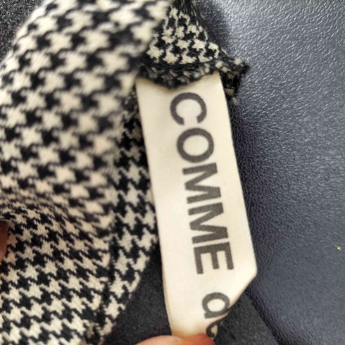 コムデギャルソン COMME des GARCONS AD1997 97AW 千鳥格子 切替 マキシ ワンピース 変形 レディース