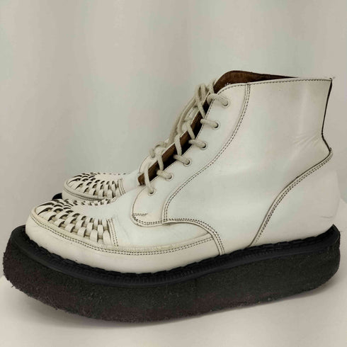 ワイズフォーメン Ys for men MADE IN ENGLAND ギブソン ラバーソールクリーパーブーツ メンズ UK:7