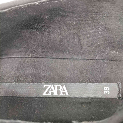 ザラ ZARA ベルベットバレエシューズ レディース EUR:38
