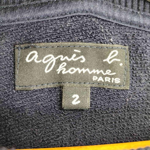 アニエスベーオム Agnes b.homme ステッチロゴ クルーネックスウェット メンズ 2+