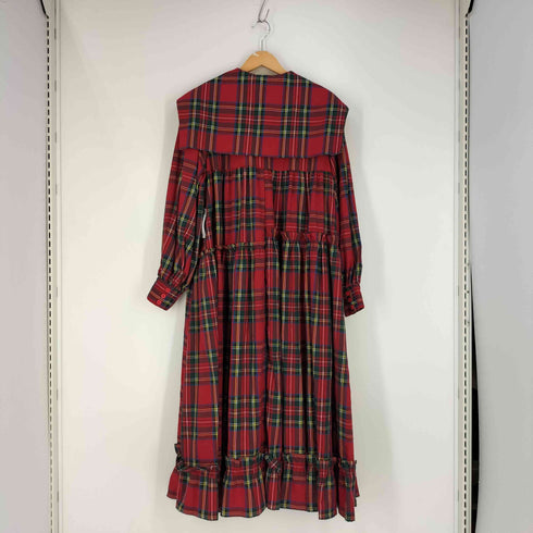 キャンディストリッパー Candy Stripper FOAMY DAYS DRESS チェック セーラーカラー ギャザー シャツワンピース レディース JPN:2