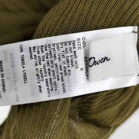 ミラオーウェン Mila Owen 22AW シアーリブタートルニットプルオーバー レディース 0