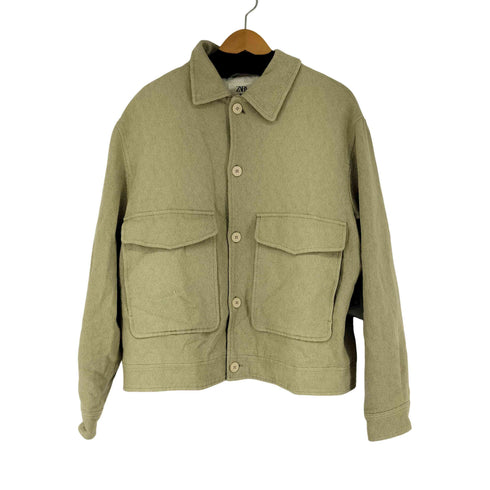 ザラ ZARA Linen Cotton Jacket メンズ JPN:XL
