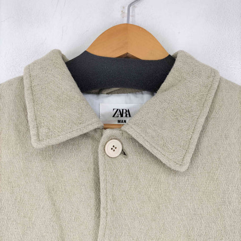 ザラ ZARA Linen Cotton Jacket メンズ JPN:XL