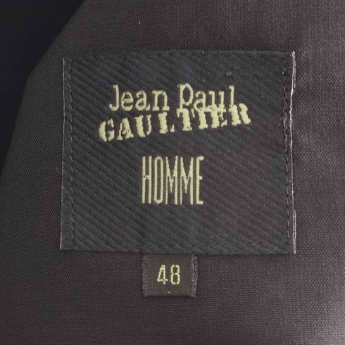 ジャンポールゴルチエオム Jean Paul GAULTIER HOMME ダブルブレストテーラードジャケット タックスラックス メンズ 48/48