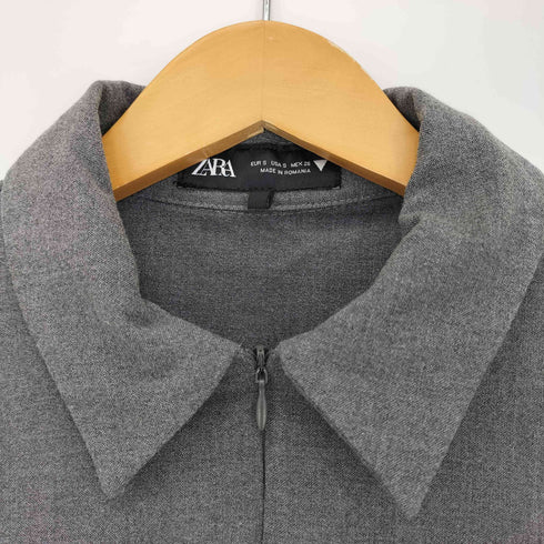 ザラ ZARA ボックスプリーツショートワンピース レディース import:S