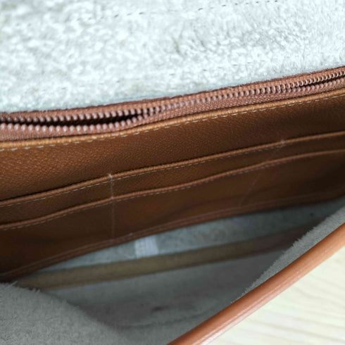 ドゥーニーアンドバーク DOONEY&BOURKE USA製 レザーショルダーバッグ レディース