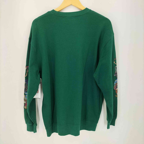 レフトアローン LEFT ALONE フロント刺繍 L/S スウェット メンズ FREE