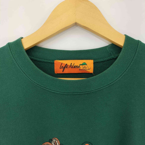 レフトアローン LEFT ALONE フロント刺繍 L/S スウェット メンズ FREE