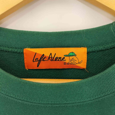 レフトアローン LEFT ALONE フロント刺繍 L/S スウェット メンズ FREE