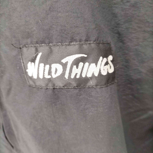 ワイルドシングス WILD THINGS ロゴパッチジップアップナイロンジャケット メンズ JPN:M