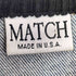 MATCH USA製 コーデュロイ切替 クロップド デニムジャケット レディース import:S