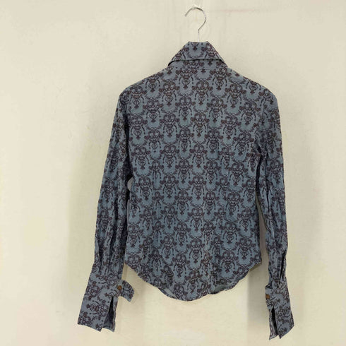 ヴィヴィアンウエストウッドレッドレーベル Vivienne Westwood RED LABEL 総柄 コーディロイシャツ レディース 2