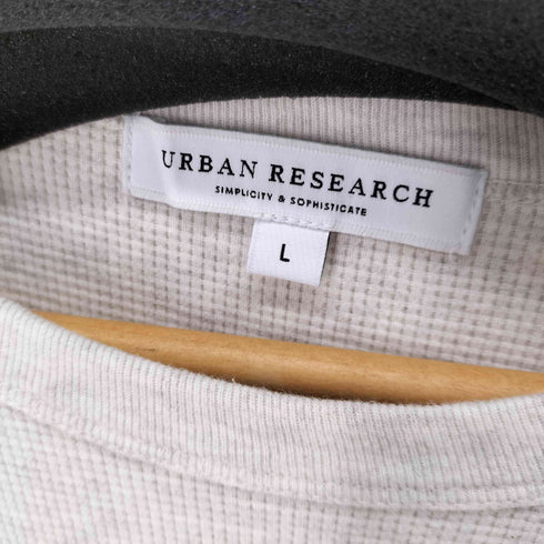 アーバンリサーチ URBAN RESEARCH 度詰めワッフルロングスリーブ メンズ JPN:L