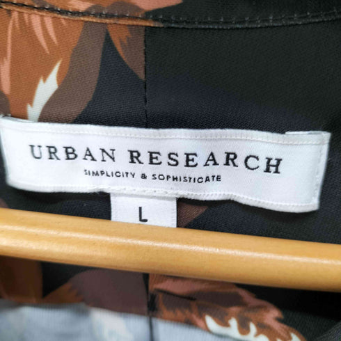 アーバンリサーチ URBAN RESEARCH パターンオープンカラー アロハシャツ メンズ JPN:L