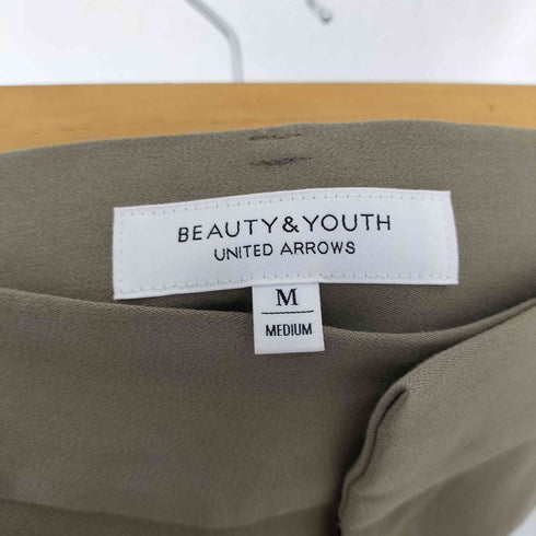 ビューティーアンドユースユナイテッドアローズ BEAUTY & YOUTH UNITED ARROWS サテンタックテーパードパンツ レディース JPN:M