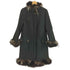 Marlene Dam フォックスファー 比翼 ジップアップ コート レディース EUR:42