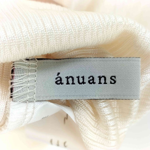 アニュアンス anuans タートルネックカットソー レディース