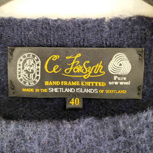 CE FORSYTH SHAGGY DOG CREWNECK SHETLAND SWEATER メンズ 40