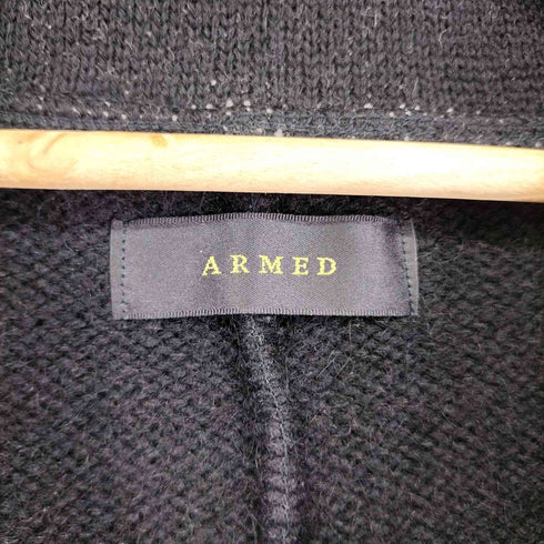 ARMED エルボーパッチ カーディガン メンズ 2