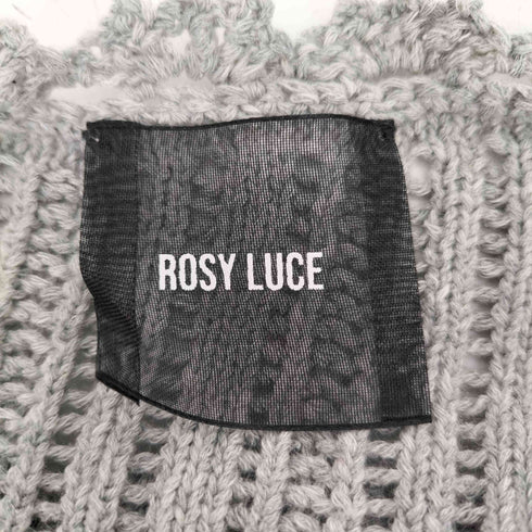 rosy luce CROPPED KNIT CARDIGAN レディース FREE