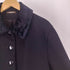 セブンティー SEVENTY イタリア製 PURE VIRGIN WOOL 襟ベルベット ステンカラーコート レディース EUR:42