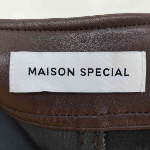 メゾンスペシャル MAISON SPECIAL ヴィーガンレザータイトマキシスカート レディース JPN:36