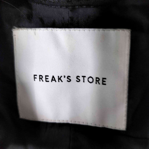 フリークスストア FREAKS STORE フェイクレザージップアップブルゾン メンズ JPN:M