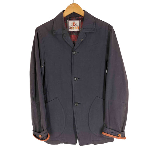 バラクータ BARACUTA 裏地チェック ベルテッド3B テーラードジャケット メンズ 38